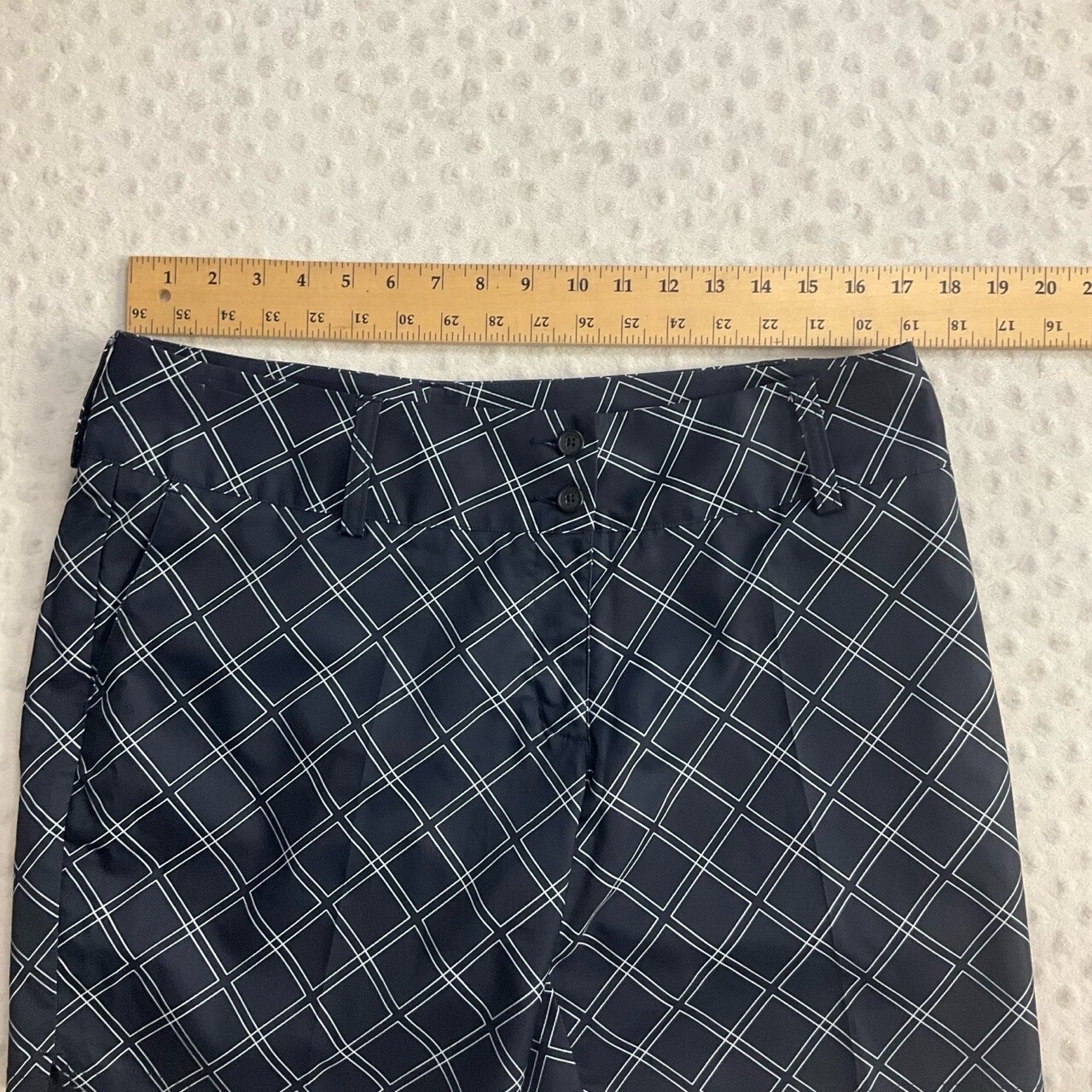 Adidas Navy White Grid Pattern 2Button Closure At… - image 3