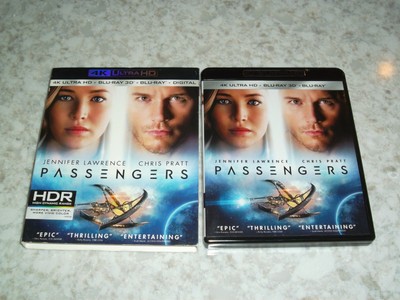 Passengers - 4K UHD + Blu-Ray w/ SLIPCOVER - 3 Disc Set
