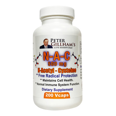 N-Acetyl-Cysteine (NAC) 1000 mg. 200 Caps