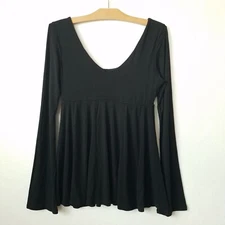 Vtg Moda International Womens L Babydoll Flare Top Whimsigoth Fairy Grunge Y2K