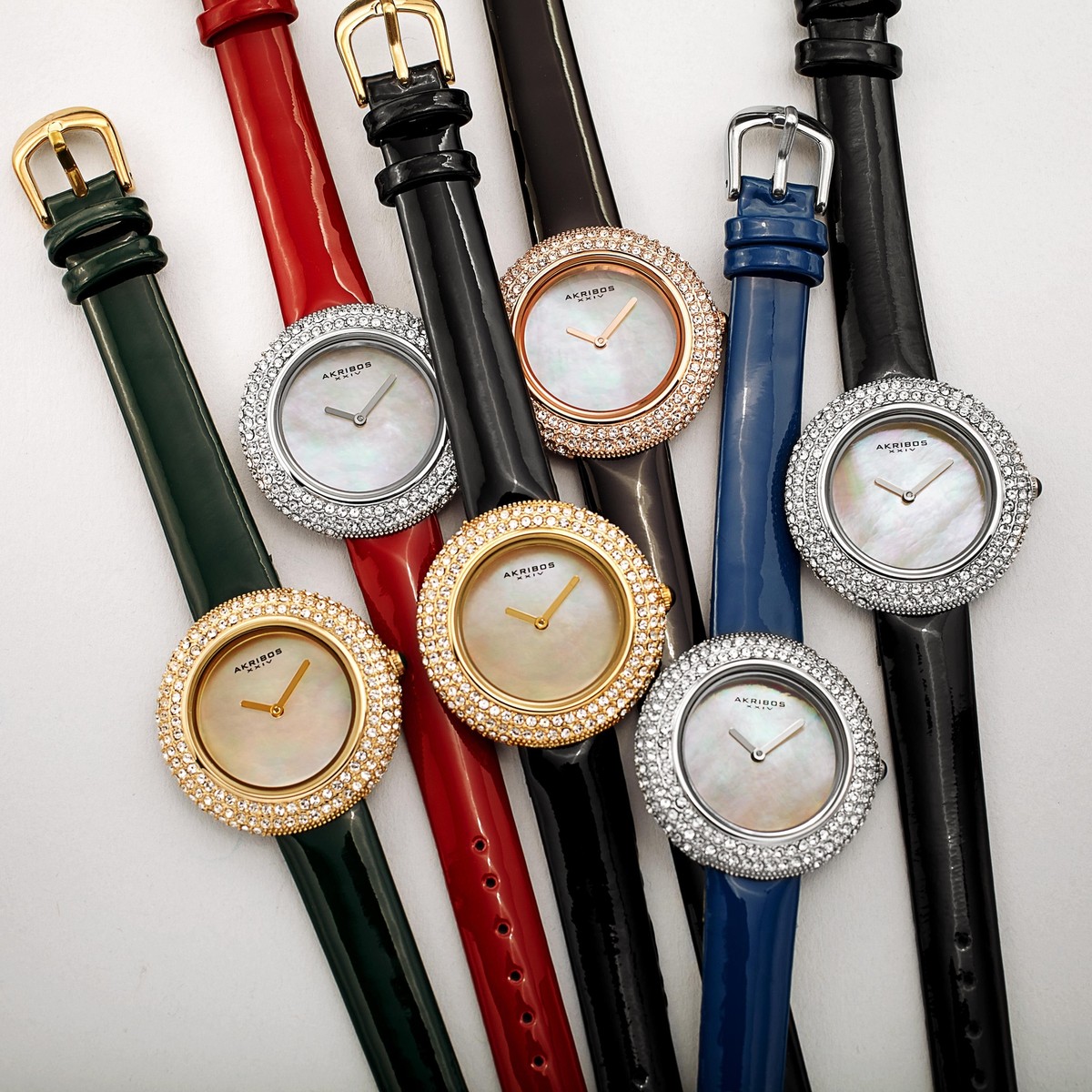 Brand new akribos xxiv women\'s watch with Swarovski crystals. Akribos XXIV Women main image 3