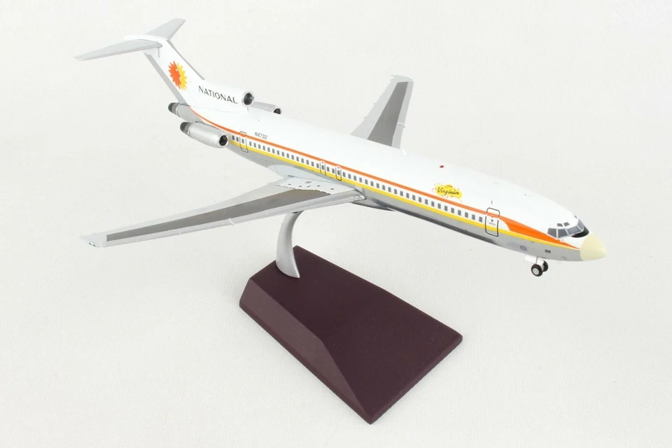 Gemini Jets G2NAL1060 National Airlines Boeing 727-200 N4732 Diecast Modelo 1/200 Foto 3 de 4