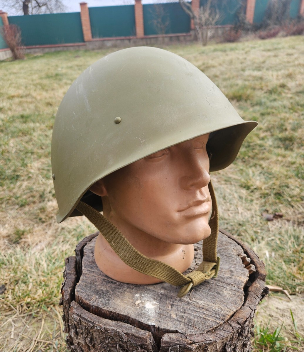 Original Steel Helmet SSH 40 WWII Russia Military Soviet