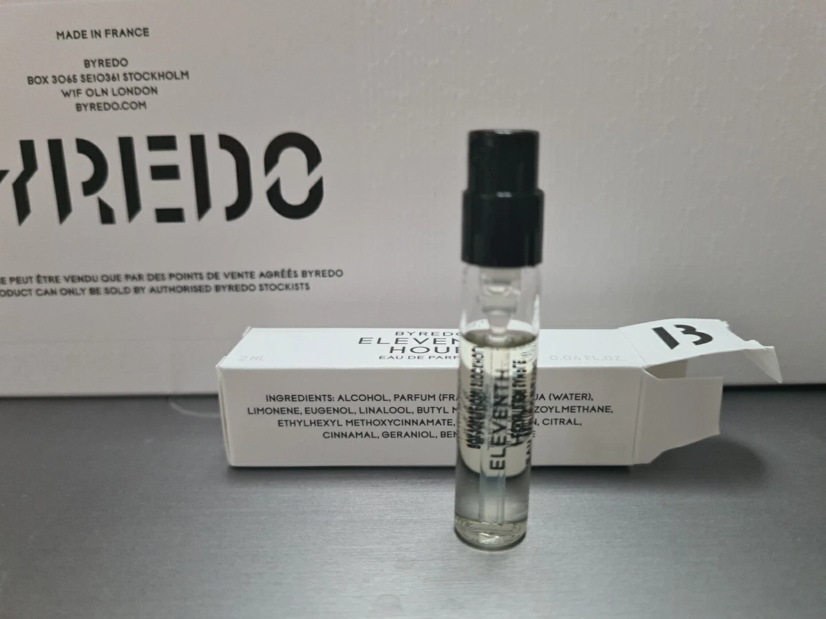 Byredo ELEVENTH HOUR Eau De Parfum 2ml Sample