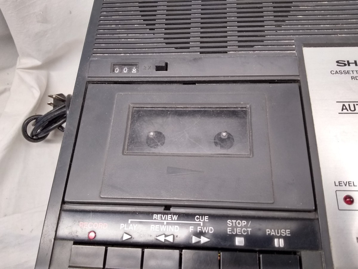 Sharp Cassette Recorder Player RD-764AV New Belts Speaker Plays