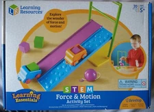 Learning Resources Force & Motion Activity Stem Set 20 Pieces New SHIPS FAST