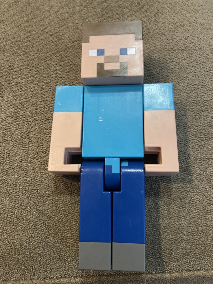 Minecraft Large Scale Steve 8.5 inch Action Figure Plastic (CC) | eBay