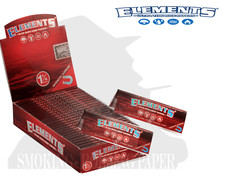 Cartine ELEMENTS ® Papel de Liar Rojo Medio 11/4 con Magnético Total 2500 Hojas