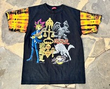 1996 Vintage Anime YU-GI-UH Tee,tie Dye Sleeves.small