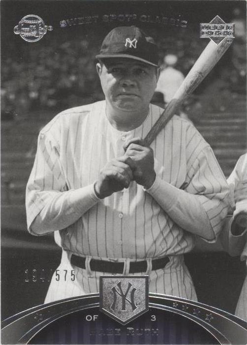 2007 Upper Deck Sweet Spot Classic - Babe Ruth #151 /575 for sale ...