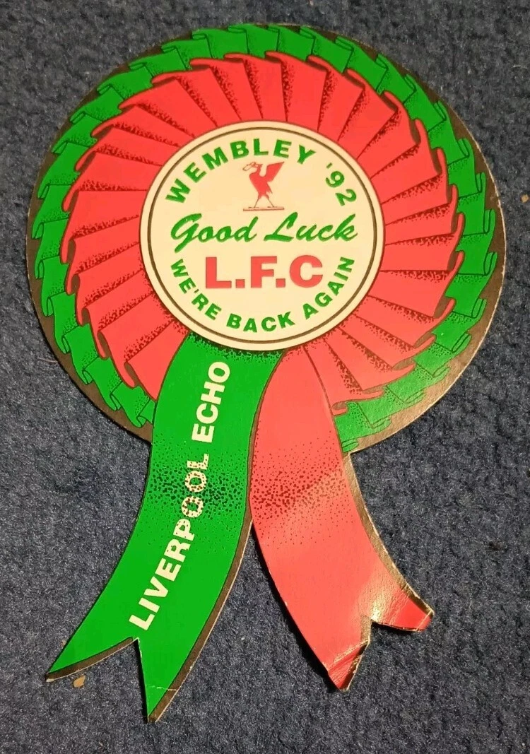 Classic Vintage FULHAM F.A Cup Football Soccer Rosette