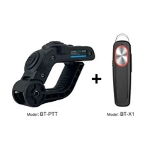 Senhaix Bluetooth PTT for GT-12 Dual Band Two Way Radio Dual PTT with Headset