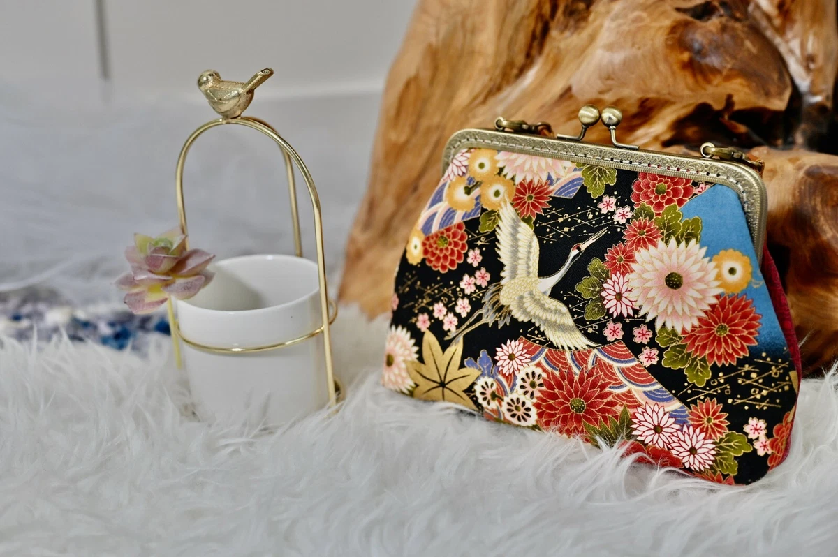 Cotton + Leather Clutch Purse DIY - A Beautiful Mess