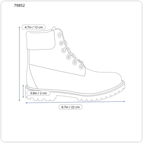 Timberland A1QU6 Niño Botas EU31 UK12.5 Cuero Azul Encaje Almendra Punta Tobillo - Imagen 4 de 11