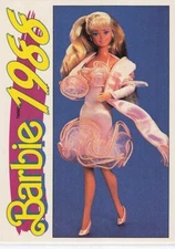 1991 Action/Panini Another First For Barbie 1988 #157 Perfume Pretty Barbie 4