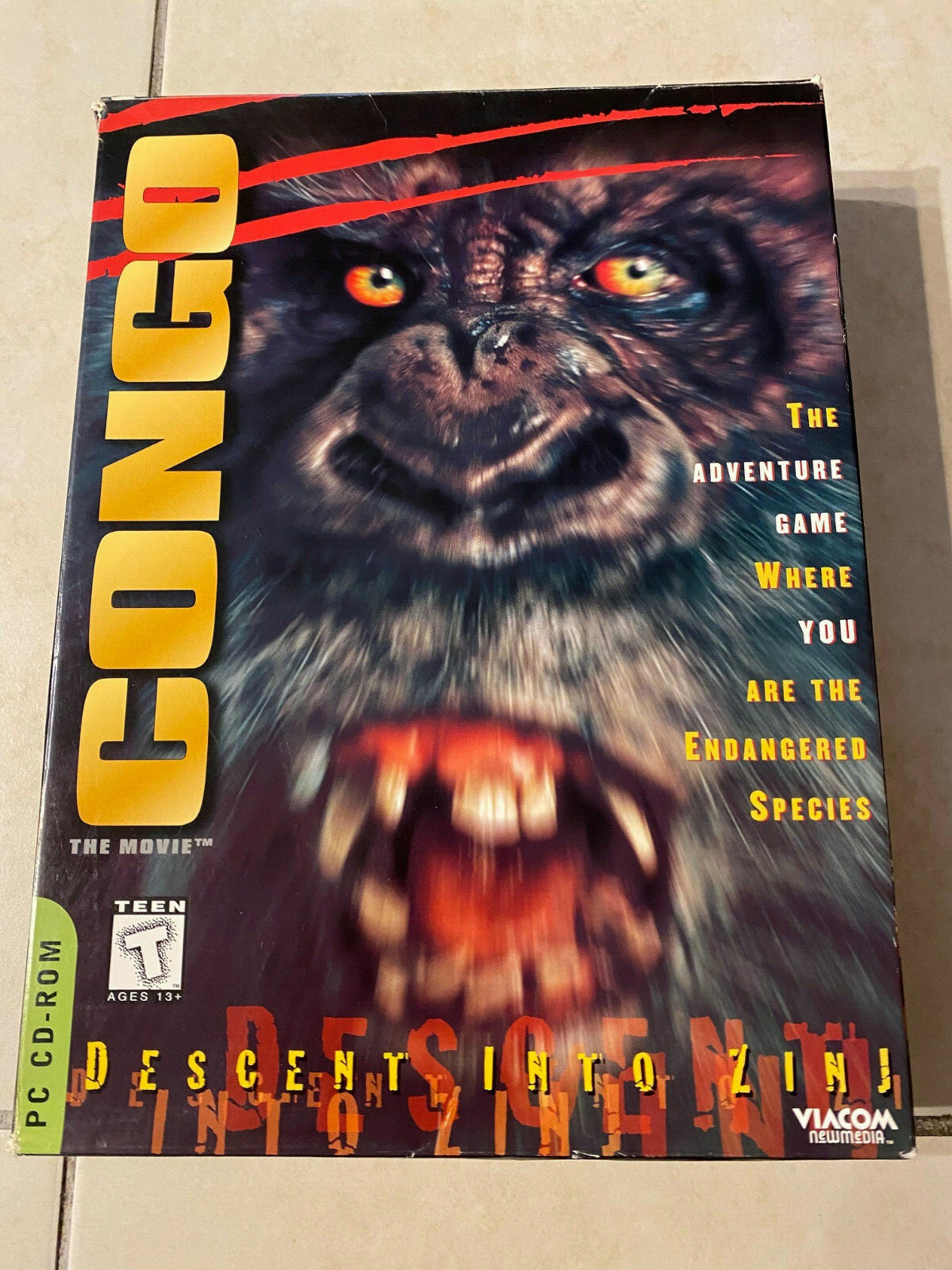 Jeu PC Congo - The Descent Into Zinj - White Label Big Box - Complet - État Correct