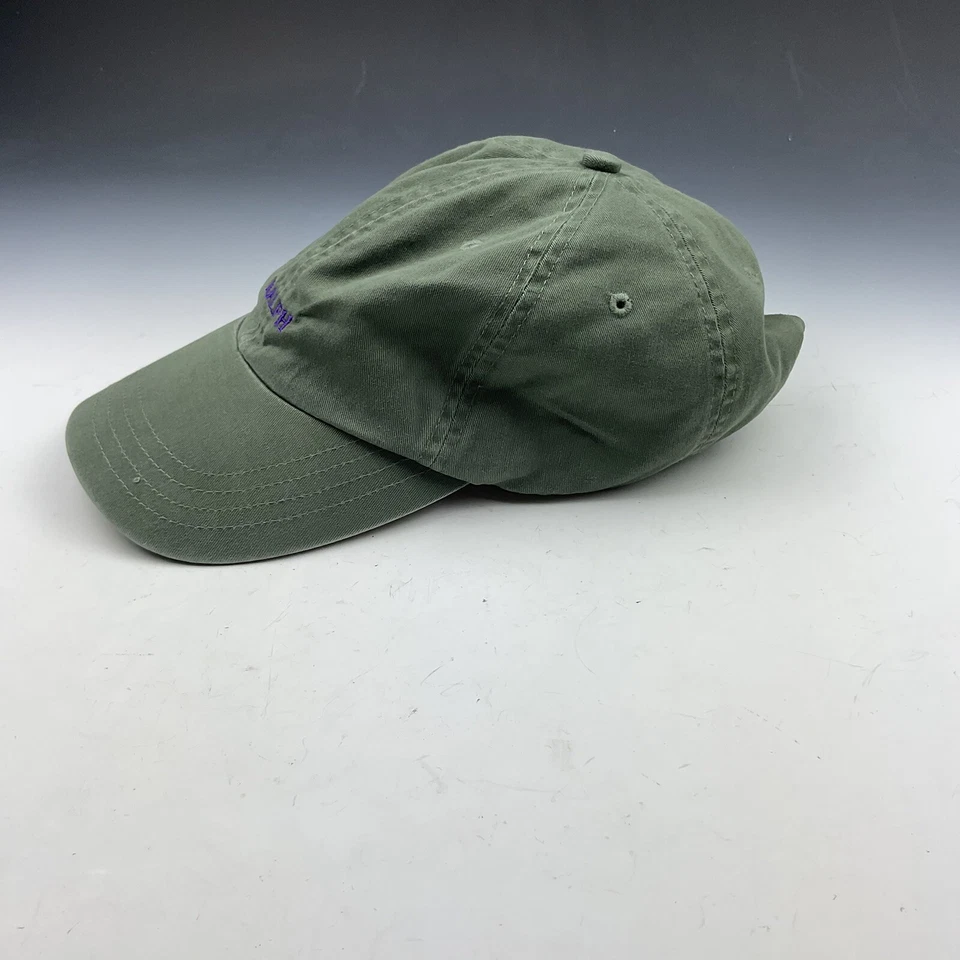 Ralph Lauren Hombre Verde Con Púrpura Ralph Raro Ajustable Algodón Gorra Sombrero Foto 3 de 4