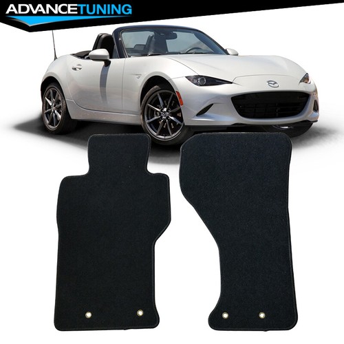 Fits 1623 Mazda Miata MX5 Fiat 124 Black Floor Mats Interior Carpets