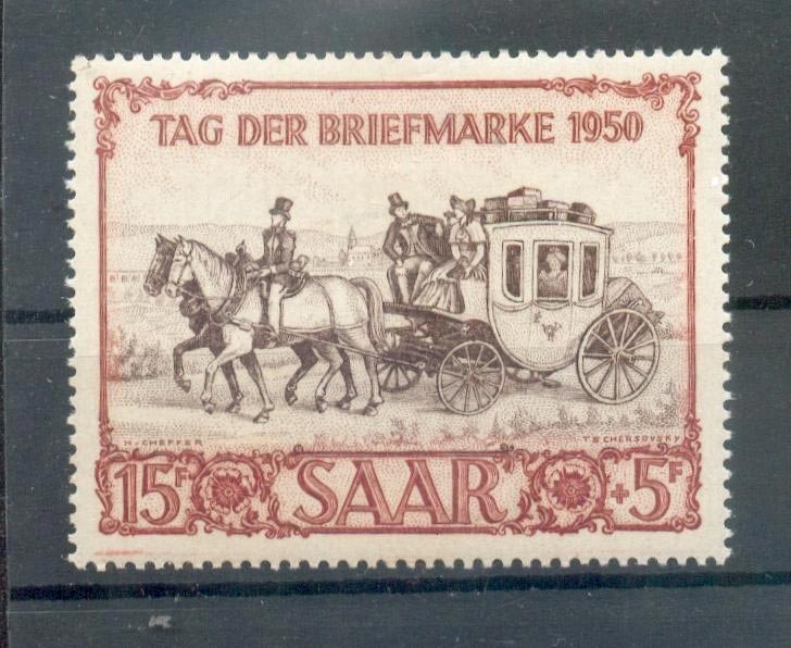 Saar IBASA 291 Luxury** MNH Mint 85EUR (70210)