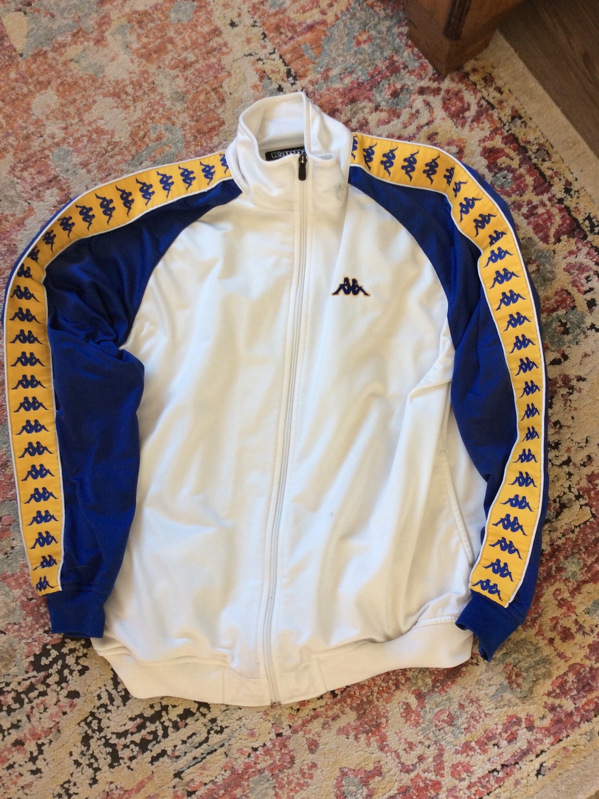 kappa Full zip track jacket men's pink size XL Banda STAINS - Mffco