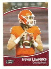 2021 Sage Premier Draft Football Clemson Trevor Lawrence Rookie Card #180. rookie card picture