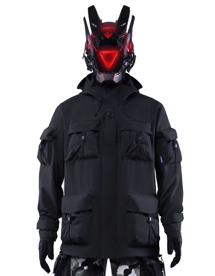 Chaqueta Techwear Heavy Tactical Wilderness Anorak J88 Streetwear Abrigo Rompevientos Foto 4 de 4