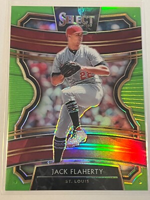 2020 Panini Select Jack Flaherty Green Prizm /99 No.78