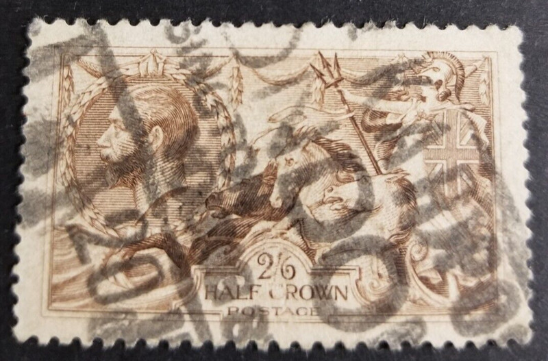 U.K.(KGV)- Uncommon cancel on Scott # 179 (1919)