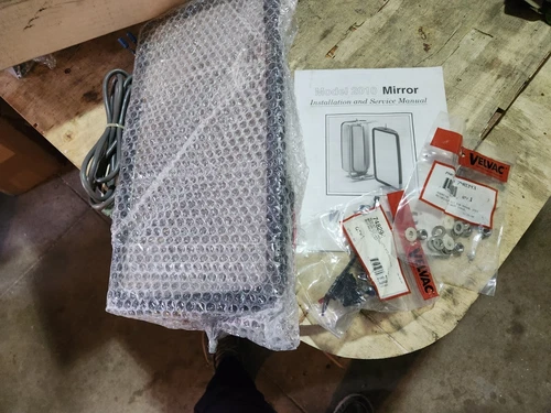 Velvac 708201 Heated Mirror,  Left Side (Drivers) 2010 Style (8” x 16”) 708209