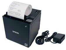 TESTED Epson TM-M30 М335А POS Compact Thermal Receipt Printer LAN Ethernet USB