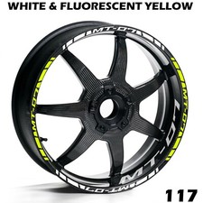 Yamaha MT-07 Wheel Rim Stripe Decals &ndash; Full Motorcycle Vinyl Kit