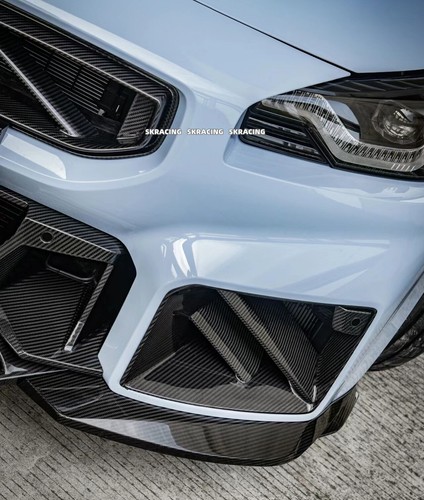 For BMW M2 G87 2023-2024 Dry Carbon Fiber Front Air Vent Intake Insert Cover Kit - Picture 5 of 16