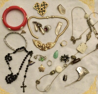 Gros Lot bijoux vintages anciens récents - Montres & Bijoux