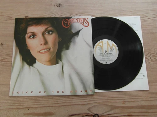 THE CARPENTERS-"VOICE OF THE HEART" 1st UK PRESS-A1B2-EX-EX+ VINYL LP ALBUM 1983