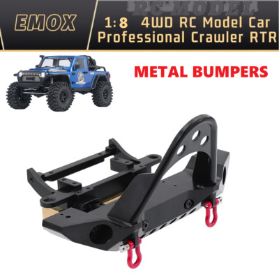 Metal Front Bumper & Beam Brass Weights Set For 1/8 CROSSRC EMOX 4WD RC Crawler
