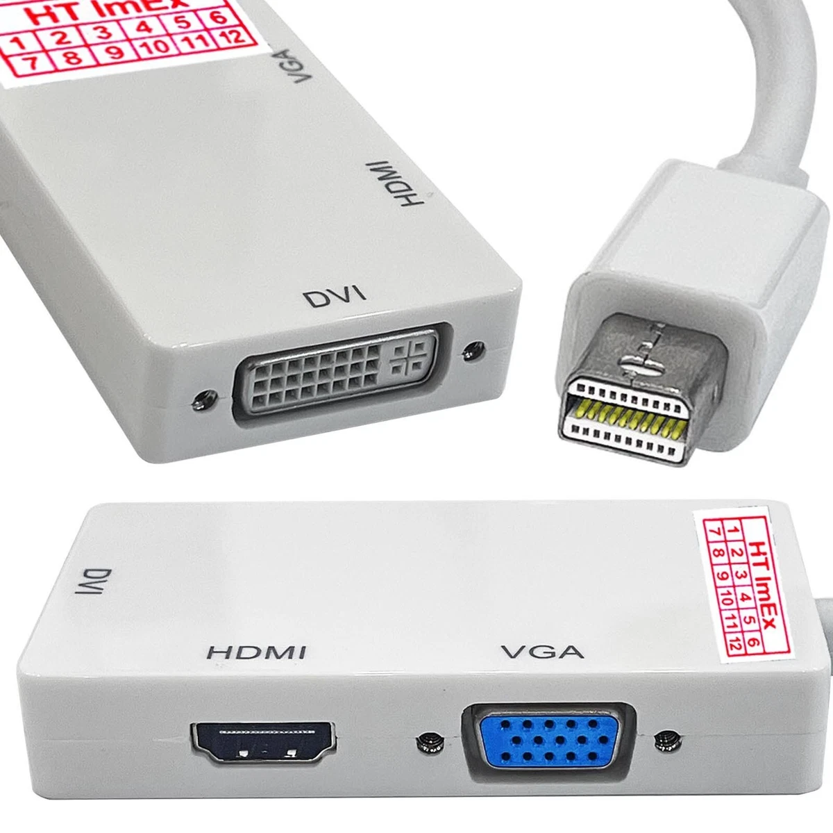 Cavo Adattatore Attivo da Mini Displayport a DVI da 1.8m - Cavo Convertitore Mini Cavo Adattatore Attivo da Mini Displayport a DVI da 1.8m - Cavo Convertitore Mini