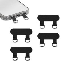 4pcs 2 Way Phone Tether Tab, Phone Strap Patch Double Buckle Phone Lanyard Pa...