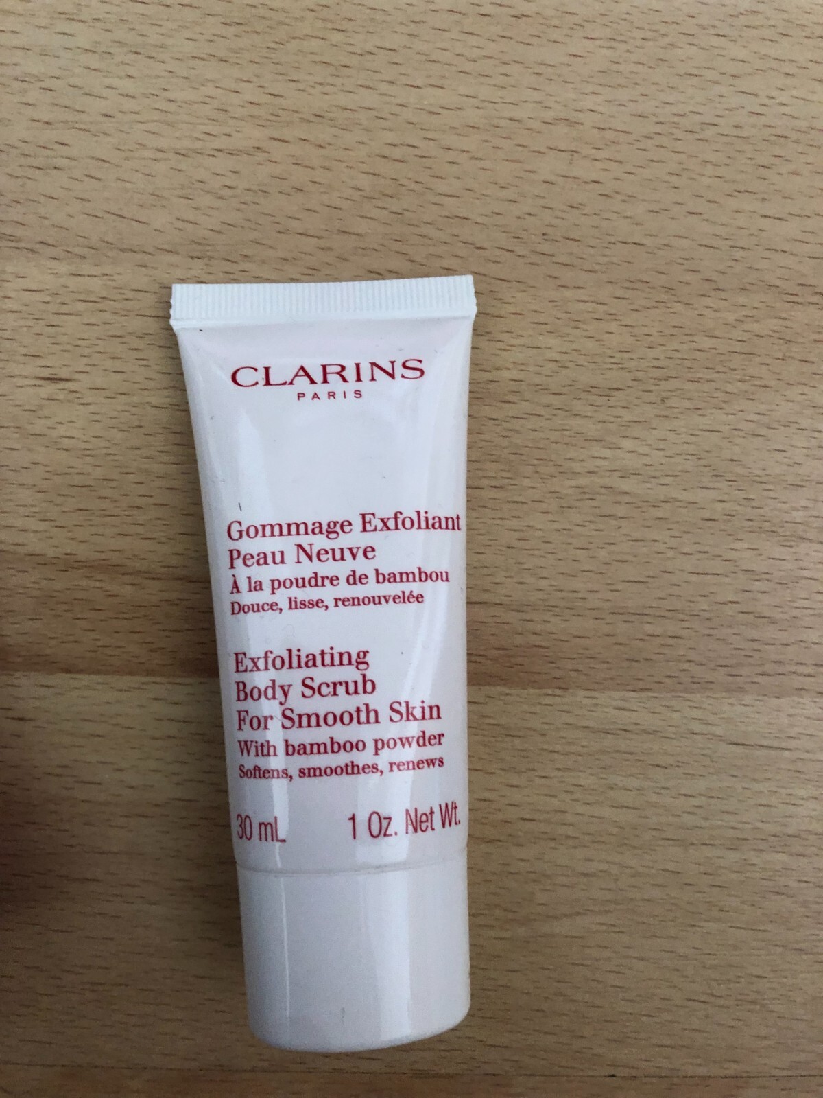 CLARINS BODY CARE ESSENTIALS GIFT SET, NEW BUT DAMAGED BOX, BODY LOTION