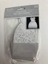 Wedding Bridal favor bags 10 each of bridal dress  12 each of handle favor bags