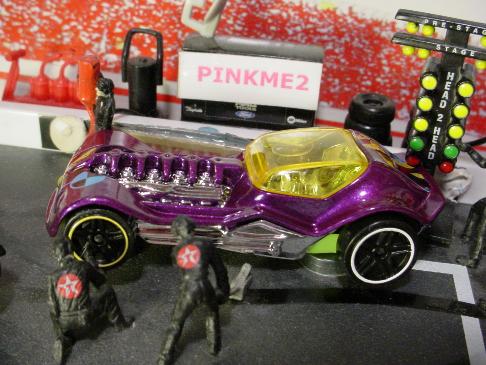 2017 Track Builder System Design DIESELBOY☆purple/green ☆LOOSE Hot Wheels