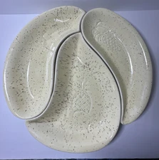 Hoenig of California Pottery 3-Piece Ceramic Serving Set #500- 1950’s