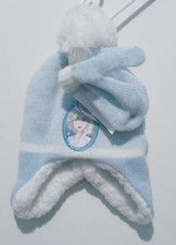 Disney's Frozen Toddler Girl Trapper Hat  Mittens Set One Size