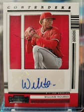 William Holmes 2021 Panini Contenders Prospect Auto Autograph Los Angeles Angels