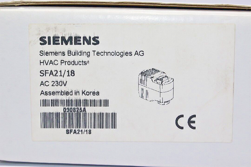SIEMENS SFA21/18 ELECTRIC ACTUATOR - Picture 2 of 8