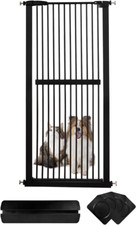 Extra Tall Cat Gate 61.02" High Pressure Mounted Extra Wide 30.12"-34.05" 17Siz