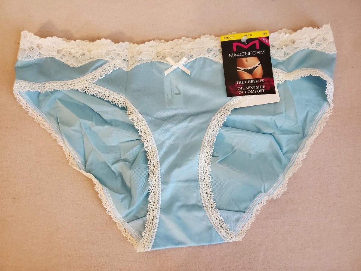 Maidenform Bikini invisibile da donna, Dash Daisy/Nightshade Blue, 5