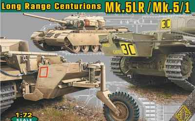 ACE 72428 Long Range Centurion MK.5LR/MK.5/1 W/External 1/72 scale