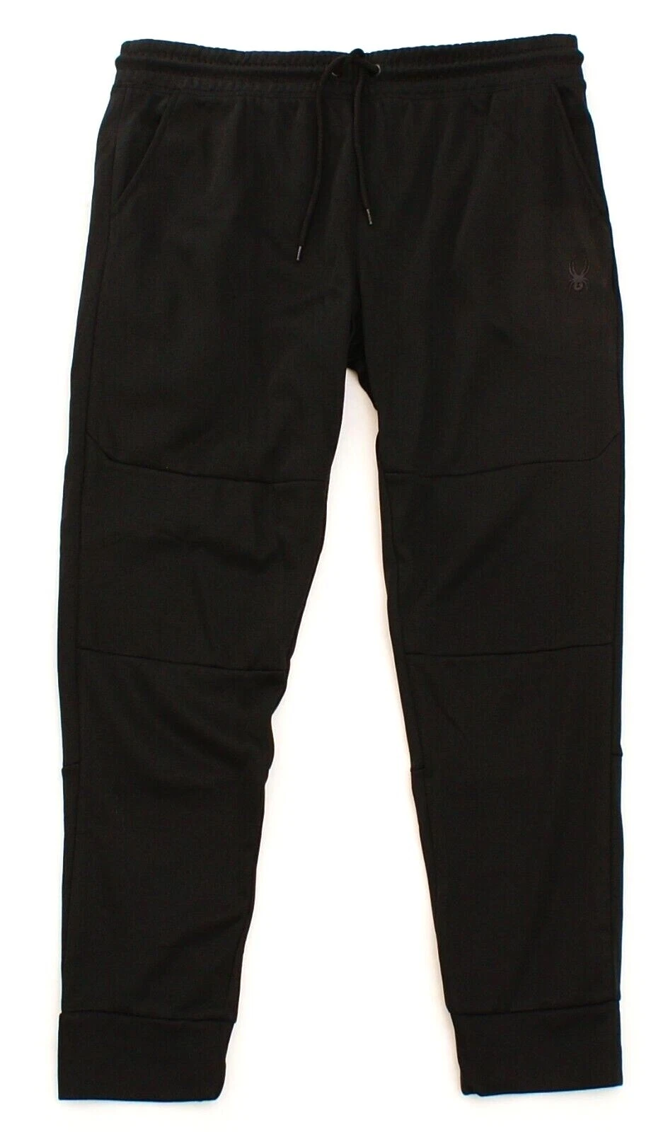 Spyder Active Black Fleece Joggers Pants Men's NWT