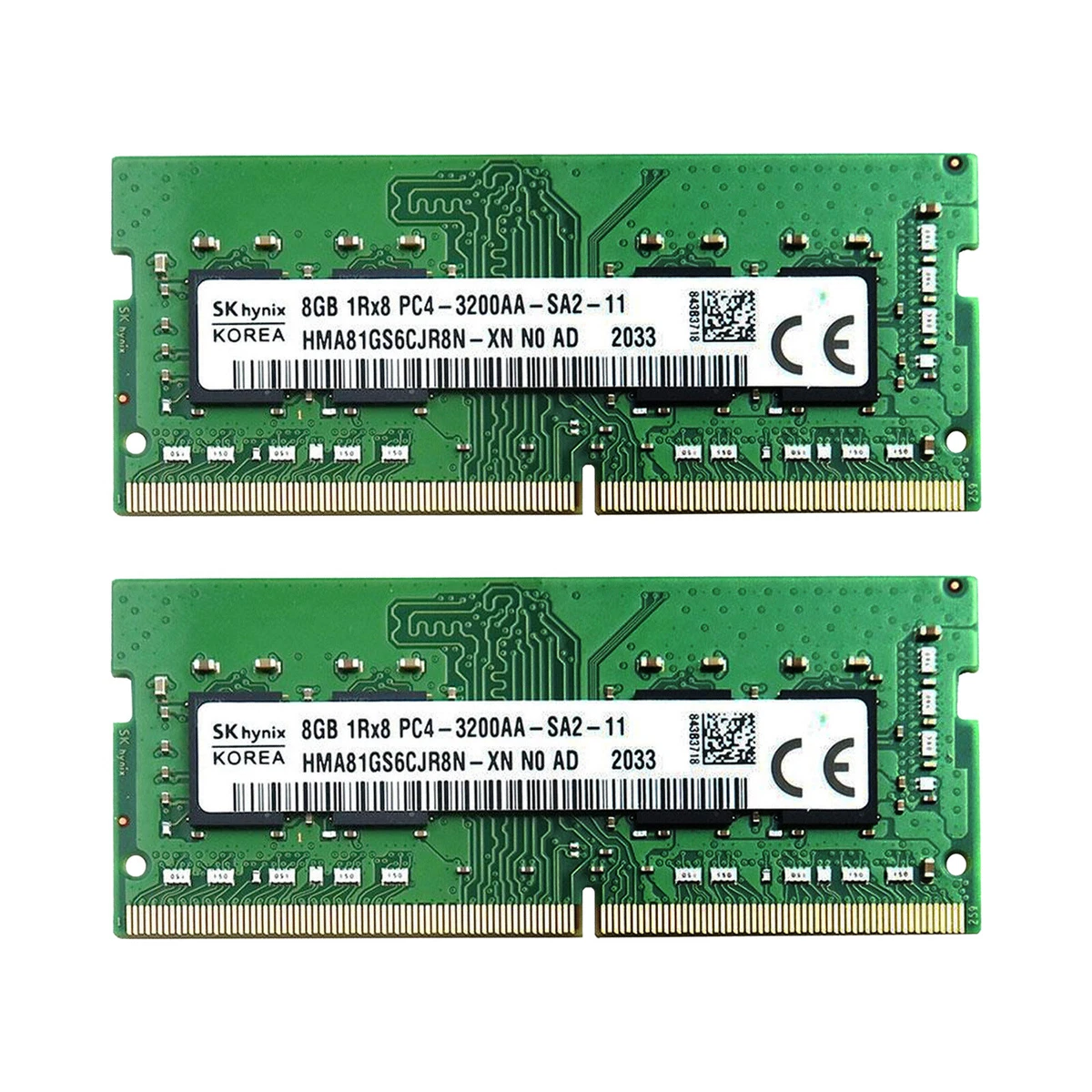 SK Hynix 16GB KIT 2 x 8GB Laptop Memory RAM DDR4 3200MHz PC4-25600