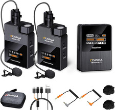 Boomx-D2 - Wireless Microphone System for Cameras, Camcorders, Smartphones, Lapt